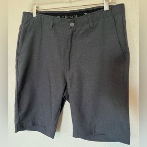 Pebble Beach dark gray waist size 32 shorts.